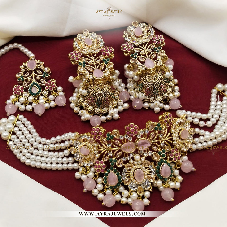 Nauratan Choker Set – Traditional Elegance for Every Occasion
