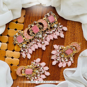 Stone Necklace Set – Classic Bridal & Party Wear Jewellery