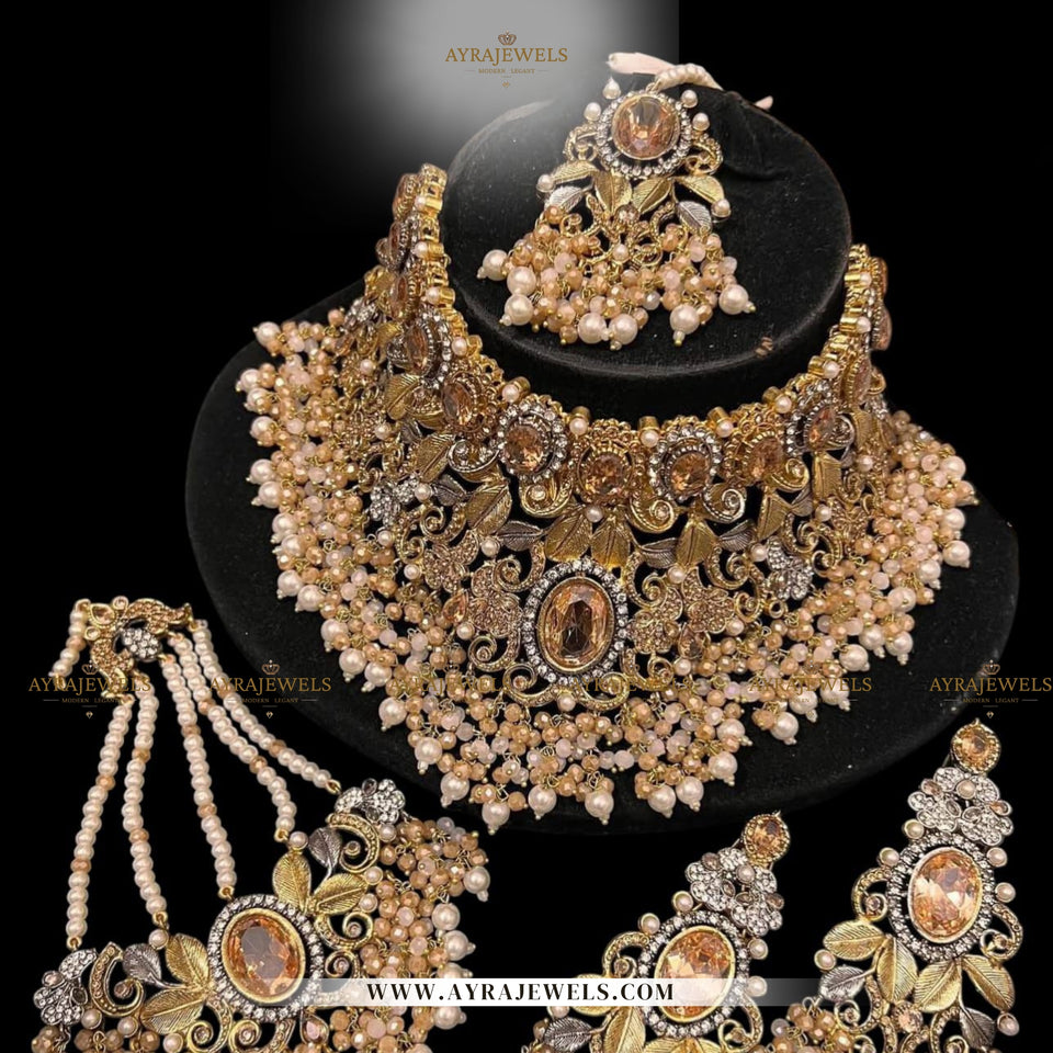 Designer Zarqoon Bridal Set – Traditional Wedding Jewellery