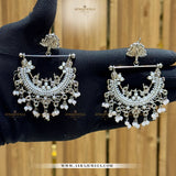 Elegant Peacock Earrings – Traditional Statement Design