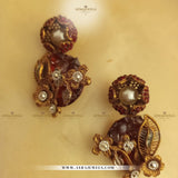 Turkish Style Earrings – Elegant Antique Finish Party Wear