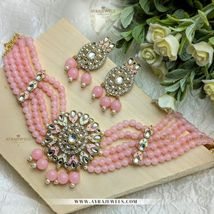 Meena Kari Kundan Set – Elegant Party Wear Jewellery
