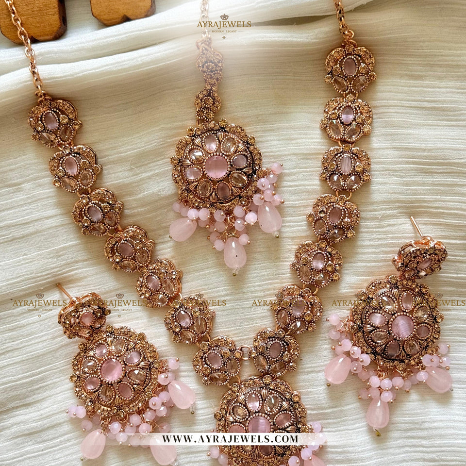 Zarcon Mala Set – Graceful Elegance in Every Strand