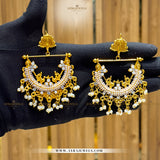 Elegant Peacock Earrings – Traditional Statement Design