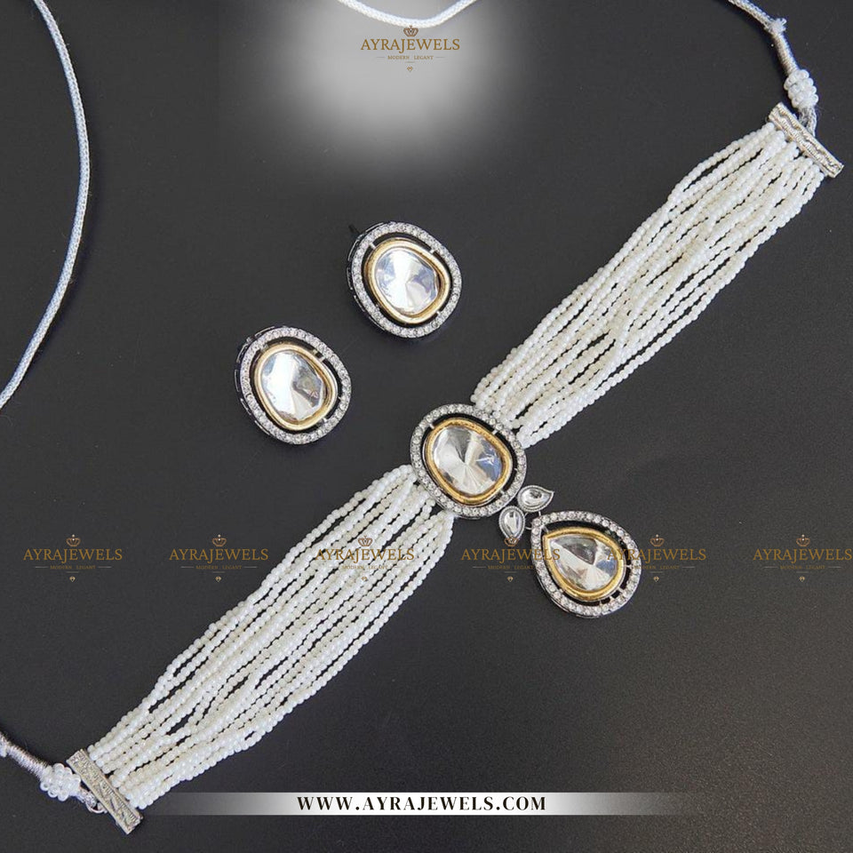 Stylish Indian Uncut PartyWear Choker Set