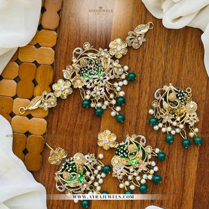 3D Turkish Designer Choker Set – Elegant Bridal & Party Jewellery