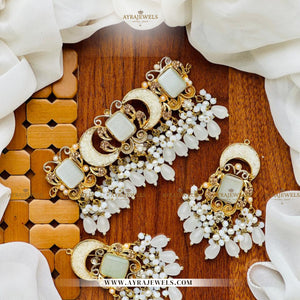 Stone Necklace Set – Classic Bridal & Party Wear Jewellery