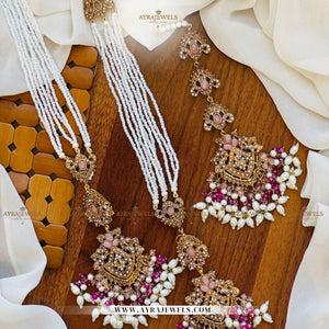 Nouratan Heavy Earrings with Sahare & Teeka – Traditional Bridal Set