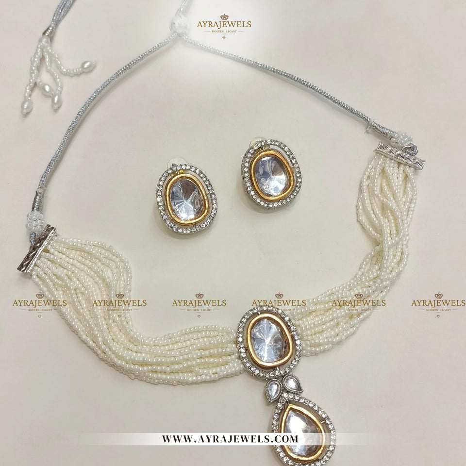 Stylish Indian Uncut PartyWear Choker Set