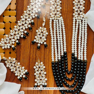 Kundan Maala with Choker, Earrings & Teeka – Traditional Party Wear Jewellery