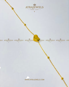 Elegant Gold Heart Bracelet - Ayra Jewels Modern Legant