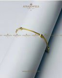 Simple Gold Bracelet with Beads | Dainty 14K Gold-Filled Stacking Jewelry