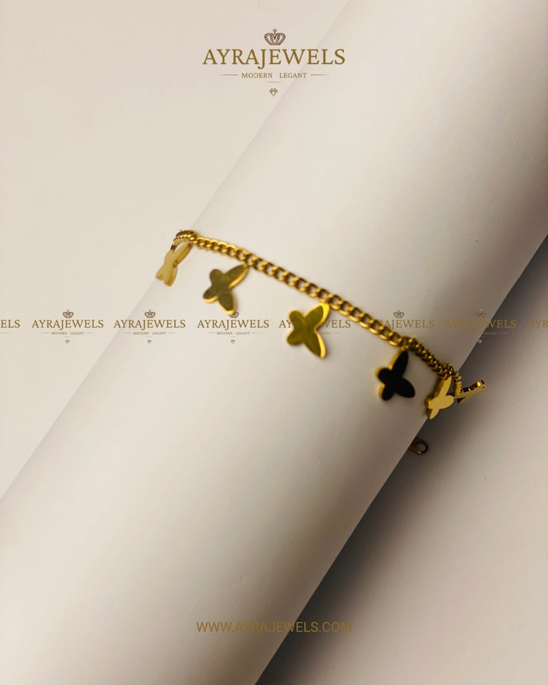 Butterfly Charm Bracelet for Women | Dainty Silver (or Gold) Jewelry Gift