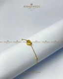 Elegant Gold Heart Bracelet - Ayra Jewels Modern Legant